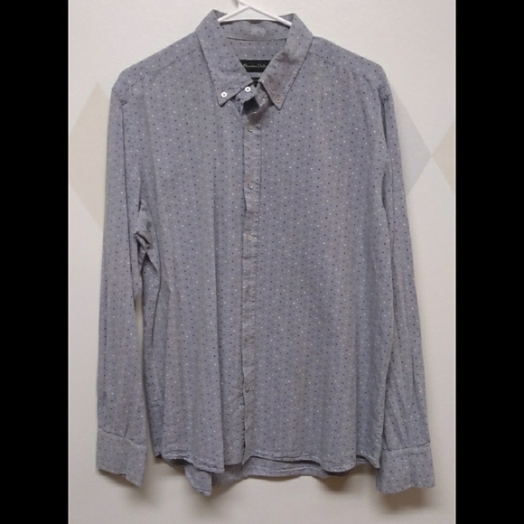 Massimo Dutti Tessuto Italiano button down shirt - Picture 1 of 9